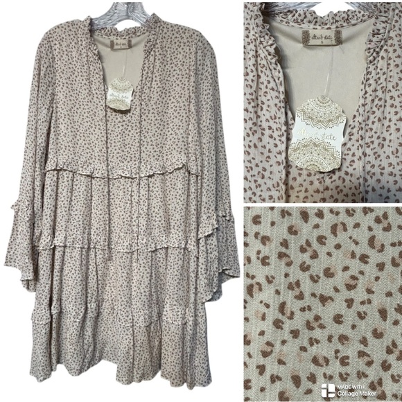 NWT Altar’d State tiered mini dress - Picture 1 of 5